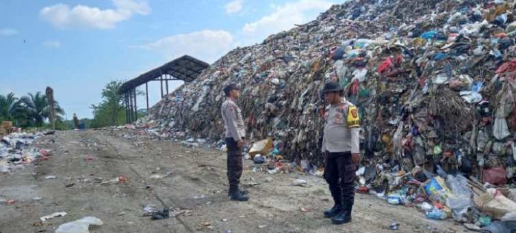 Rawan Terbakar, Tinjau TPA Gunung Meraksa 