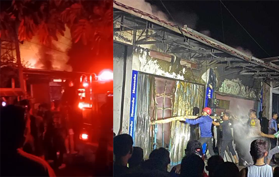 Kebakaran di OKU Lahap Gudang Material dan Dua Rumah Hangus, Butuh 2 Jam Api Berhasil Dijinakkan