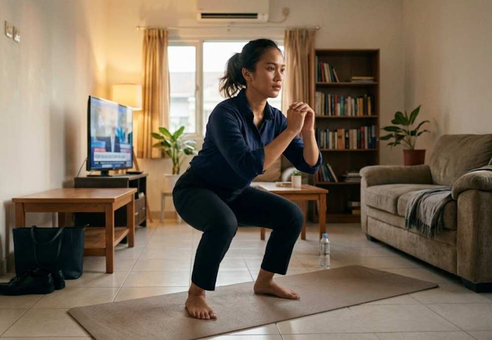 Cuma 15 Menit! Ini Olahraga Terbaik Sepulang Kerja Biar Badan Langsung Fresh