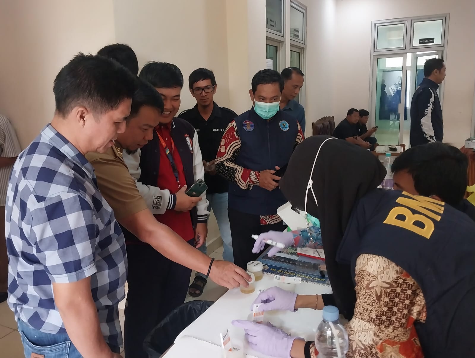 Karang Taruna Hingga Perangkat desa di OKU Jalani Tes Urine, BNN: Hasilnya Positif Siap Direhabilitasi