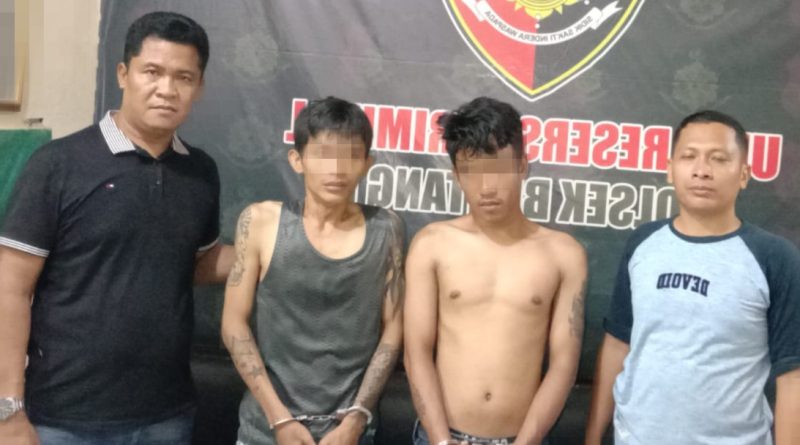 Jambret Bertato di OKU Timur  Ganas Saat Beraksi Keok Setelah Diringkus 