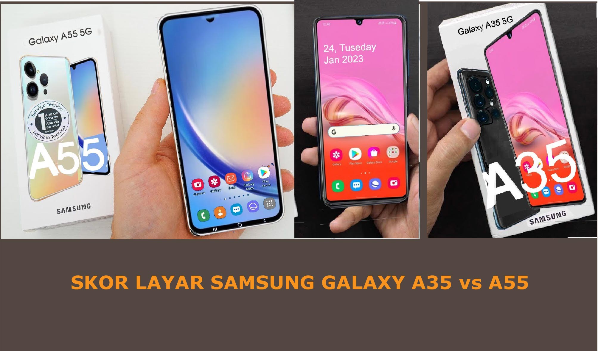 Layar Samsung Galaxy A35 5G dan A55 5G Raih Skor Keterbacaan oleh DxOMark, Namun Masih Ada Kekuranganya