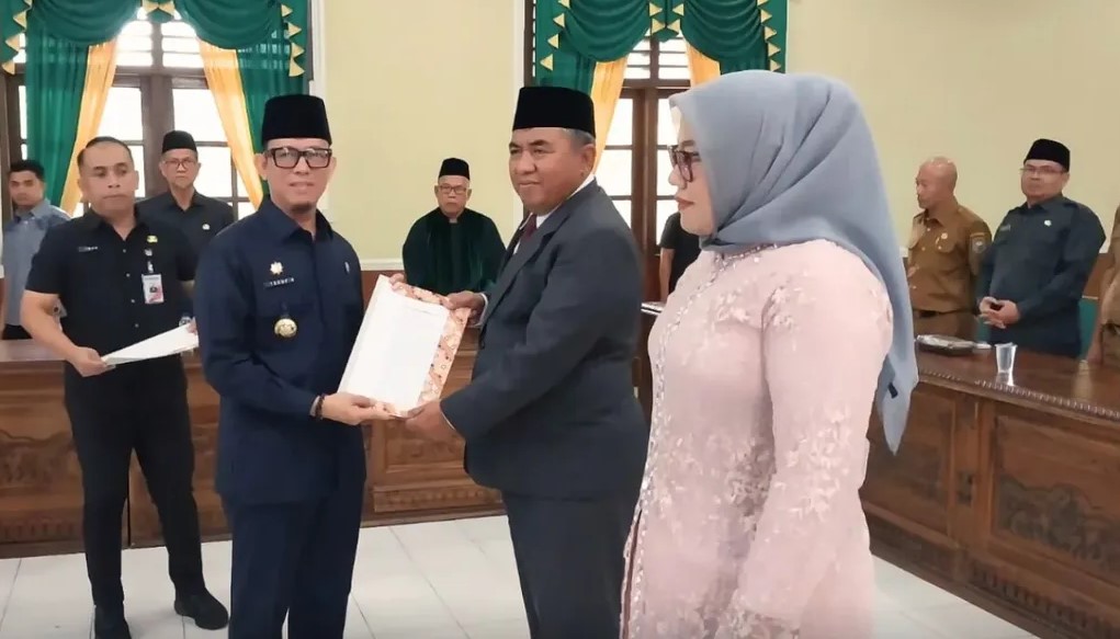 Nanang Nurzaman Dilantik Sebagai Kepala BKPSDM OKU 