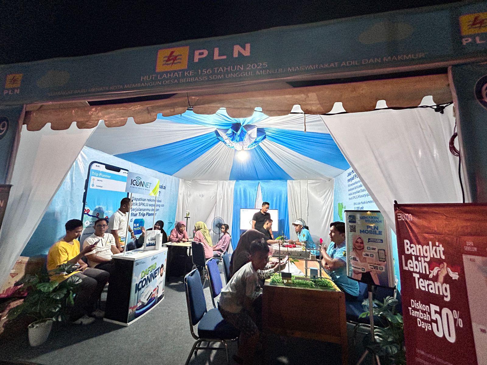 PLN Hadirkan Diskon Tambah Daya 50 Persen di Pameran HUT Lahat ke-156