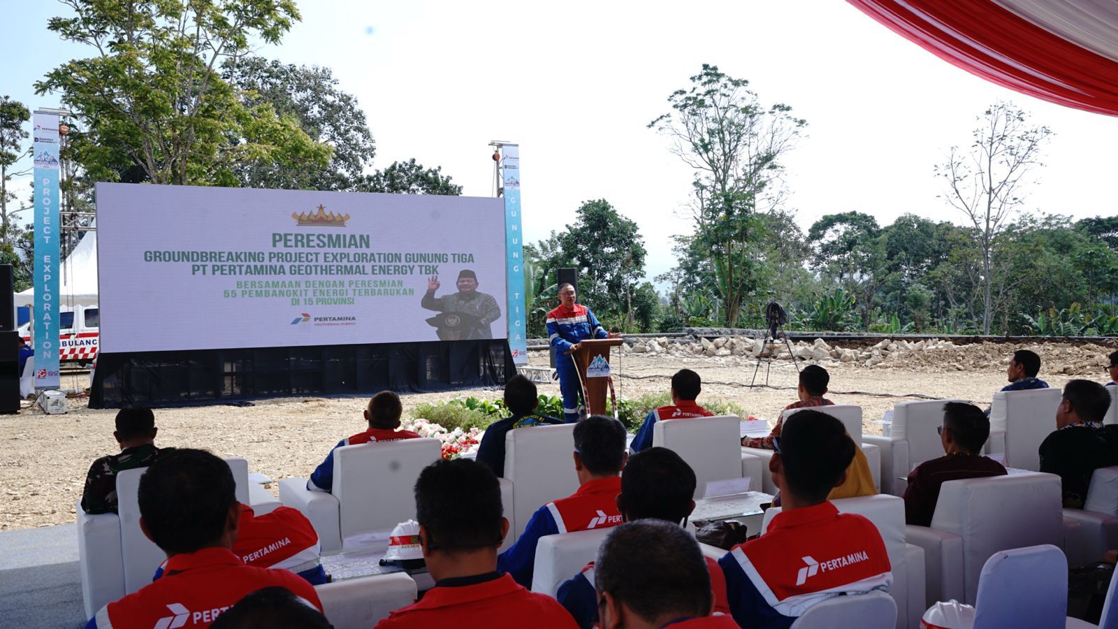 Prabowo Resmikan PLTP Gunung Tiga, PGE Kembangkan Eksplorasi 55 MW