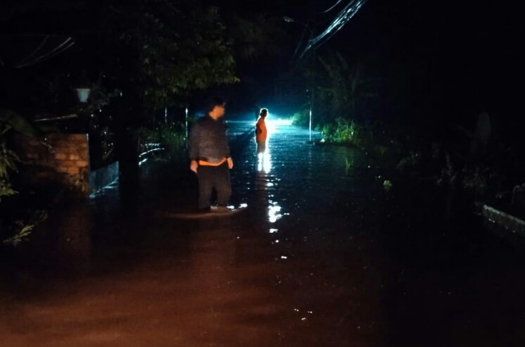 Di Hari Lebaran Tiga Kawasan di OKU Direndam Banjir 