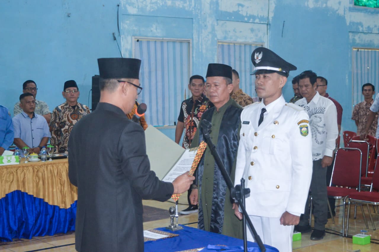 Pelantikan PAW Kades Tanjung Kemala OKU Resmi Digelar
