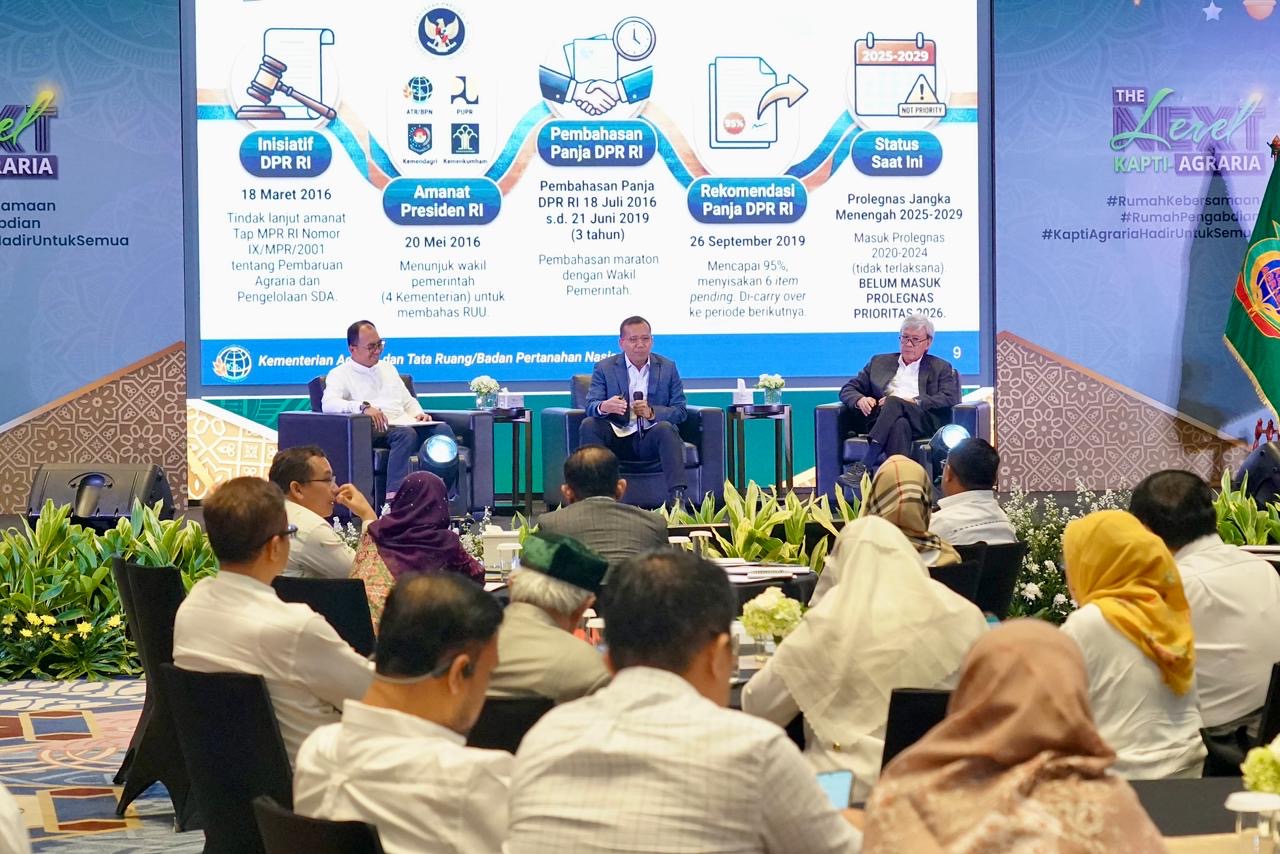 Kementerian ATR/BPN Libatkan KAPTI-AGRARIA dalam Penguatan Substansi RUU Administrasi Pertanahan  ​