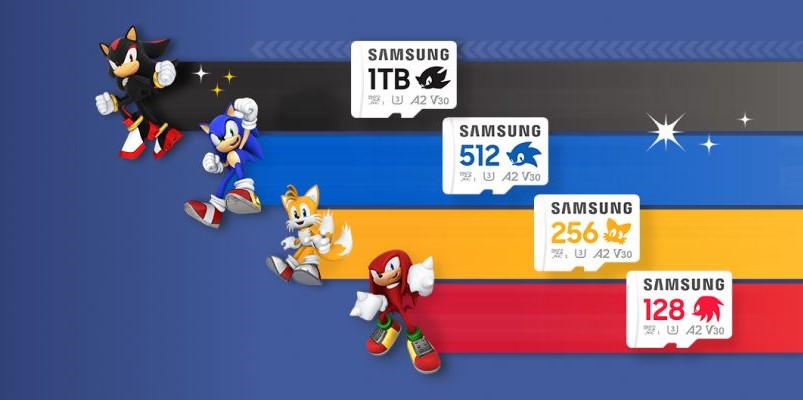 Samsung Rilis Kartu microSD Tangguh Bertema Sonic the Hedgehog