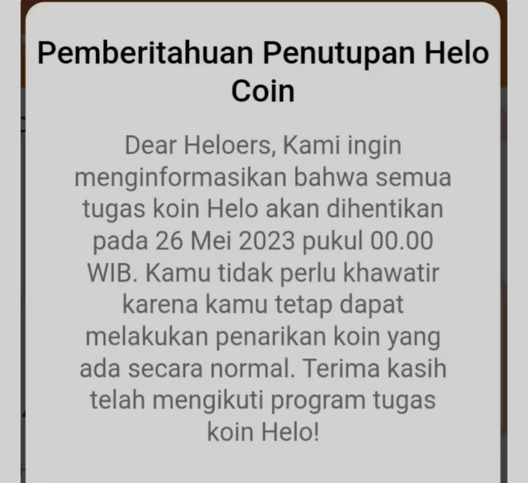 Aplikasi Helo Hilang di Play Store. Netizen Sebut Bangkrut!!!