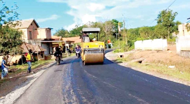Jalan Poros Pampangan–Pangkalan Lampam Rampung, Waktu Tempuh Kini Lebih Cepat Satu Jam