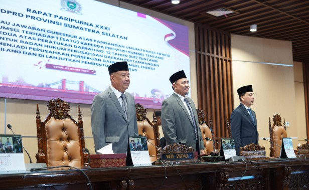 DPRD Sumsel Bentuk Pansus Bahas Perubahan Status BUMD