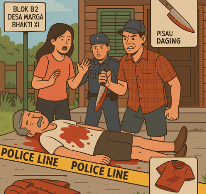 Dogol Tikam Rekan Hingga Tewas di OKU, Ini Kronologinya