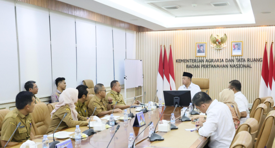 Audiensi Wali Kota Bekasi, Menteri Nusron Tekankan Kerja Sama untuk Percepat Sertipikasi Aset Pemkot