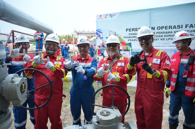 Pertamina EP Prabumulih Salurkan Gas Perdana ke LPG Plant Limau Timur, Dukung Swasembada Energi