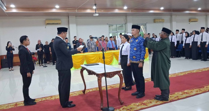 Bupati OKU Selatan Abusama, SH Lantik 96 ASN Formasi Tahun 2024