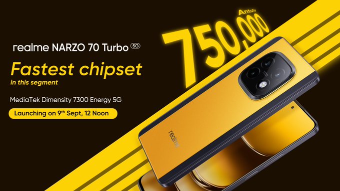 Spesifikasi Realme Narzo 70 Turbo Ponsel Gaming Terbaru yang Siap Meluncur