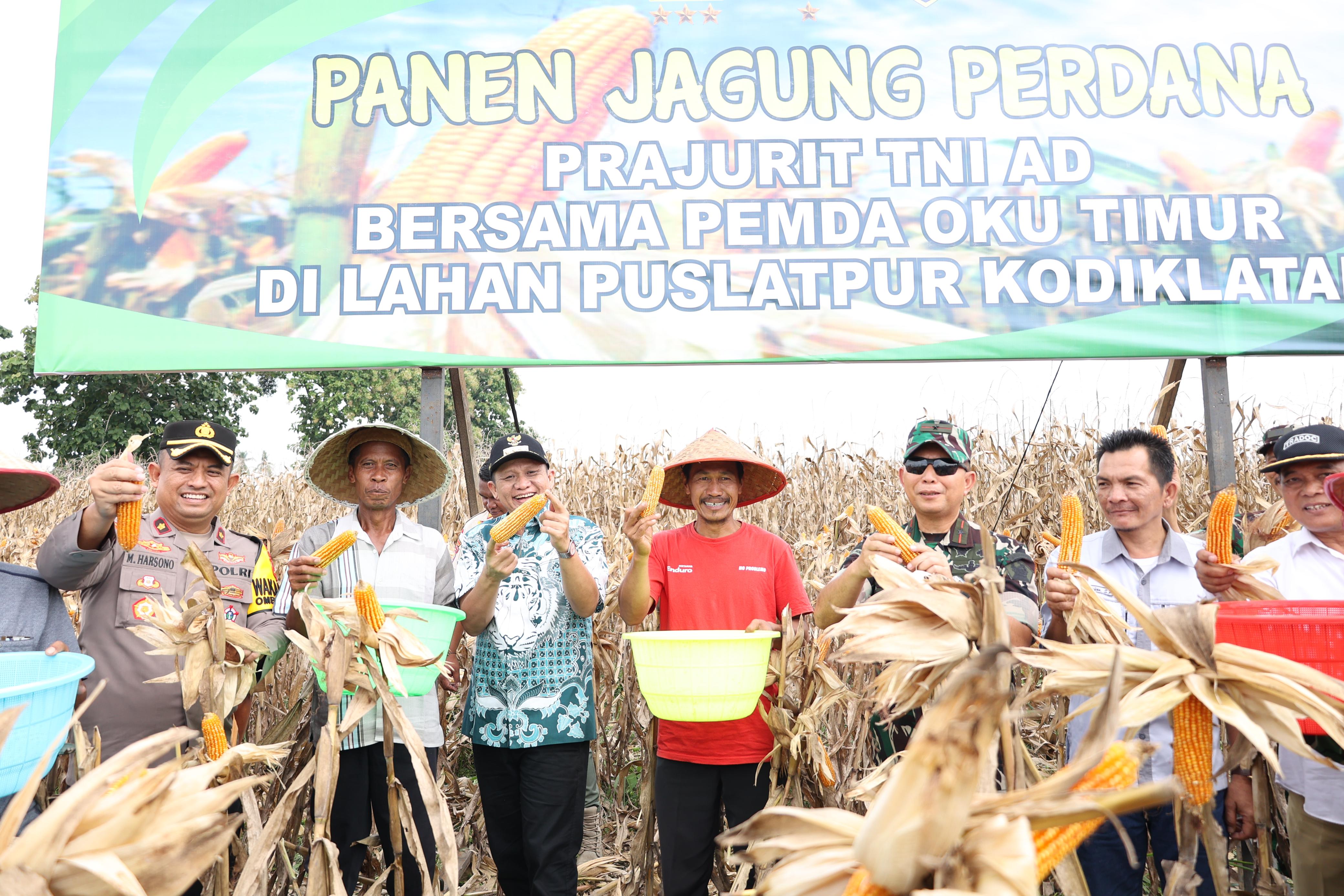 Lakukan Panen Raya Jagung, Dukung Program Swasembada Pangan  