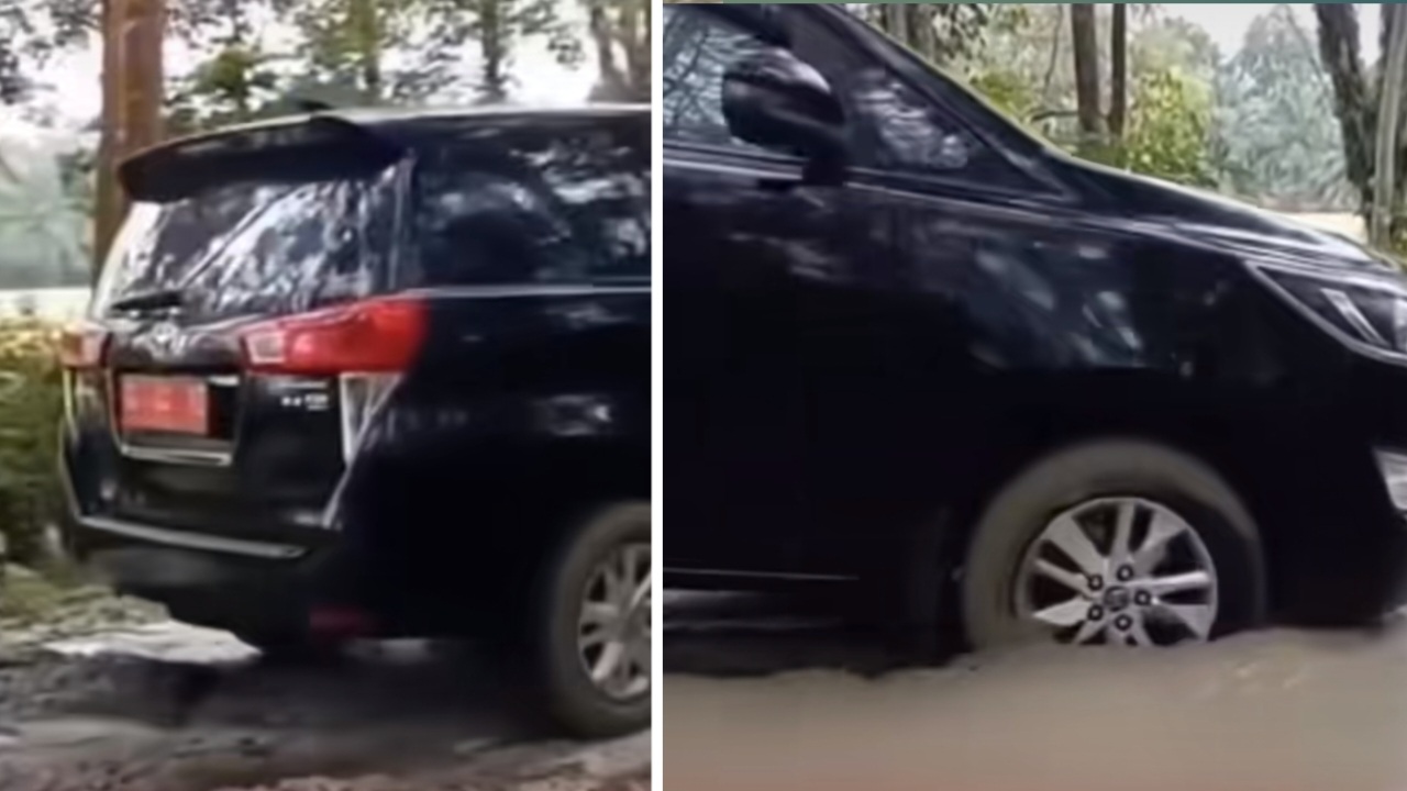 Viral Mobil Kadispora Kota Lubuk Linggau Terobos Jalan Cor yang Masih Basah, Begini Penjelasannya