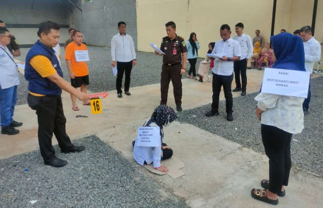 20 Adegan Ungkap Kronologi Anak Tembak Ibu Kandung di OKU Timur