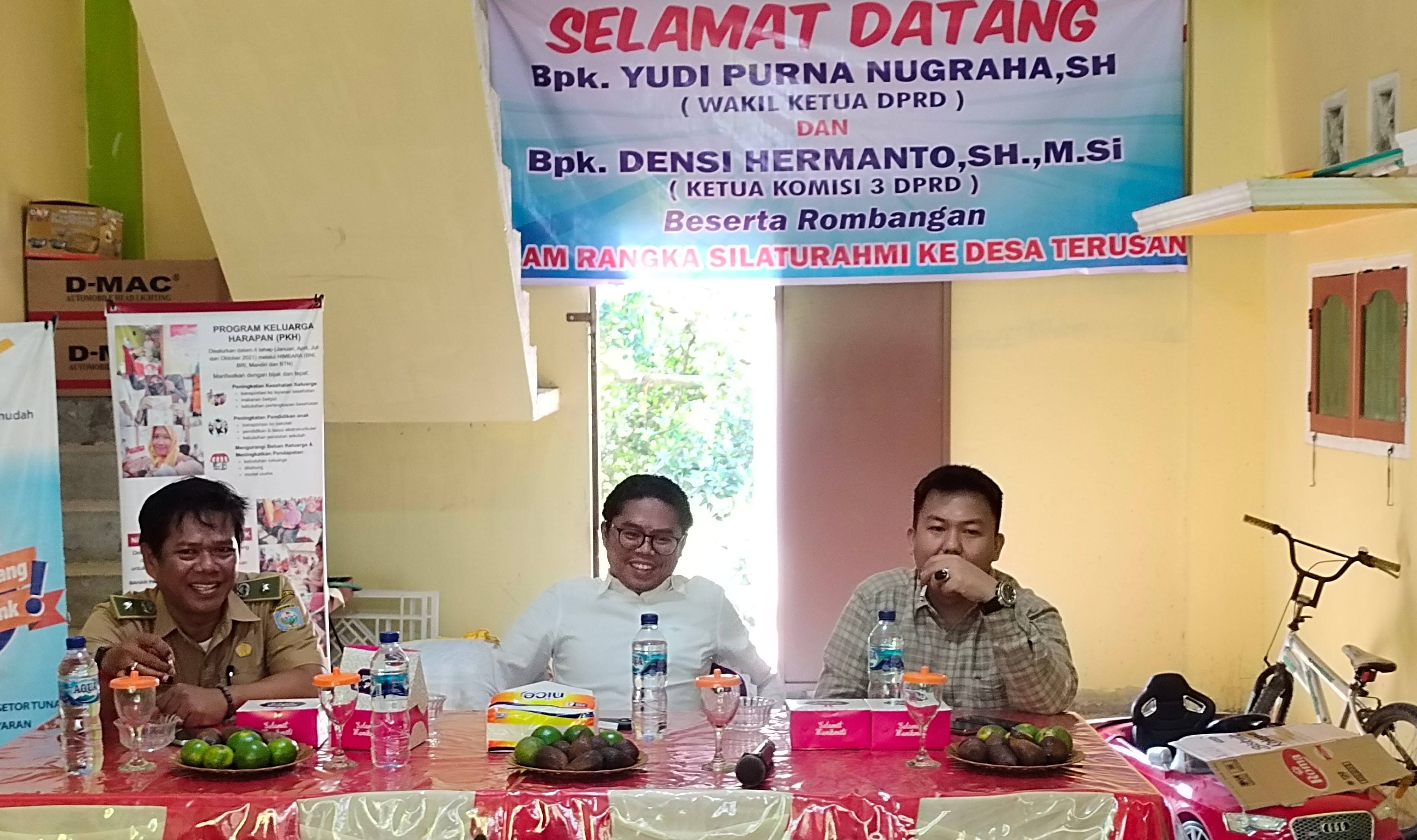 Silaturahmi ke Desa Terusan, Ini Yang Dijanjikan Wakil Ketua DPRD OKU