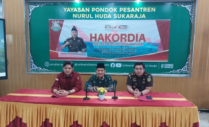 Peringati Hari Antikorupsi Sedunia, Kejari OKU Timur Gelar Jaksa Masuk Kampus di UNUHA 