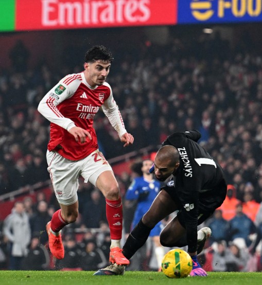 Gol Telat Kai Havertz Antar Arsenal ke Final Carabao Cup