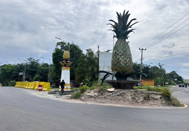 Warga Prabumulih Tolak Pembongkaran Tugu Nanas Lama