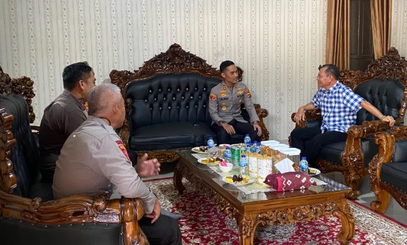 Kapolres Baru OKU Selatan Kunjungi Wakil Bupati, Bahas Sinergi Jaga Kamtibmas