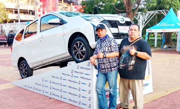 Warga Palembang Incar Mobil Calya Hadiah Jalan Sehat HUT ke-30 Sumatera Ekspres