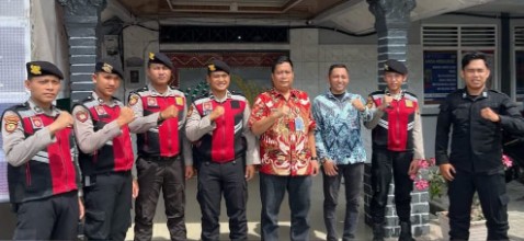 Perkuat Sinergi Keamanan Sabhara Polres OKU Selatan Kunjungi Lapas Kelas IIB Muaradua