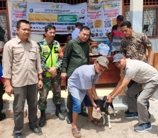 Cegah Rabies, Dinas Peternakan OKU Selatan Sediakan Vaksinasi Gratis