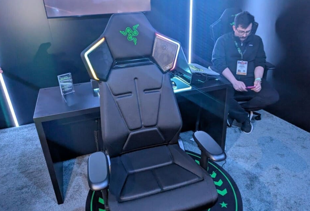 Razer Pamer Kursi Gaming Masa Depan di CES 2026, Bisa Getar dan Bikin Game Terasa Nyata