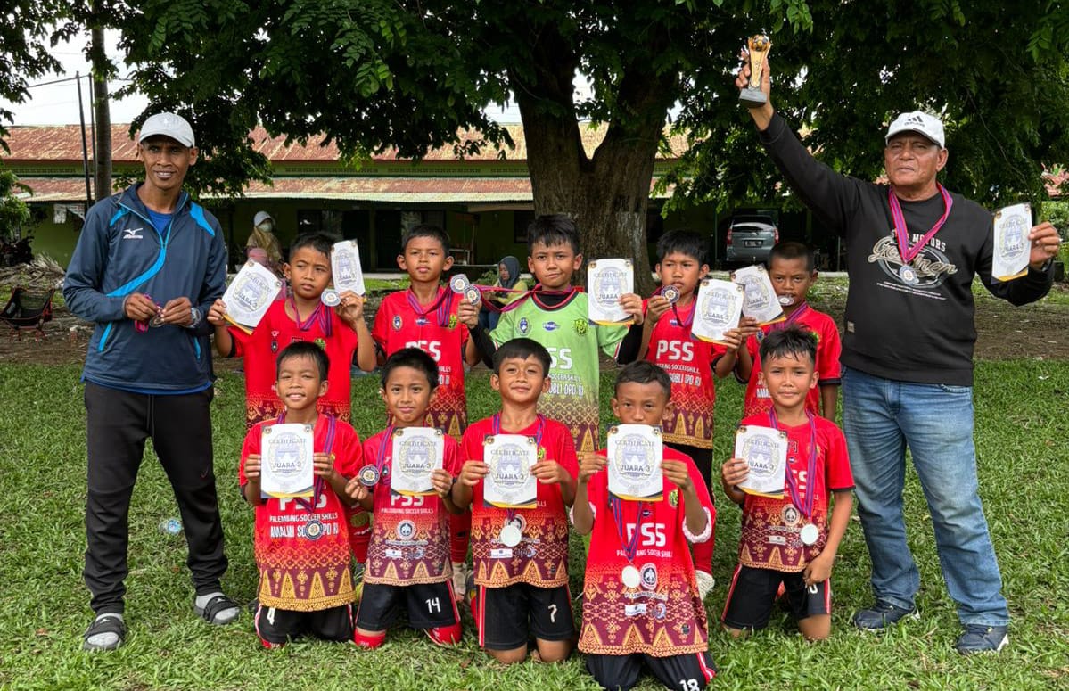 Kembali Ukir Prestasi, SSB PSS Juara 3 Turnamen Sepak Bola Bekang Sriwijaya