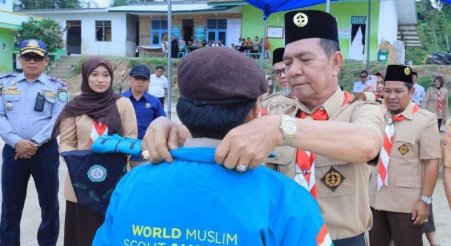 Kontingen OKU Selatan Berangkat ke Jambore Pramuka Muslim Dunia 2025