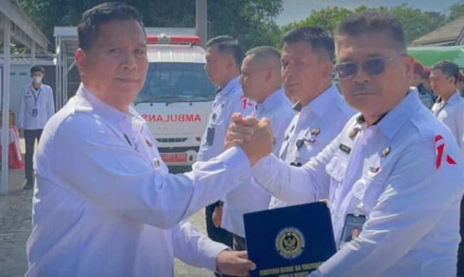 Jelang Nataru, Lapas Muaradua Gelar Apel Kesiapsiagaan Pengamanan