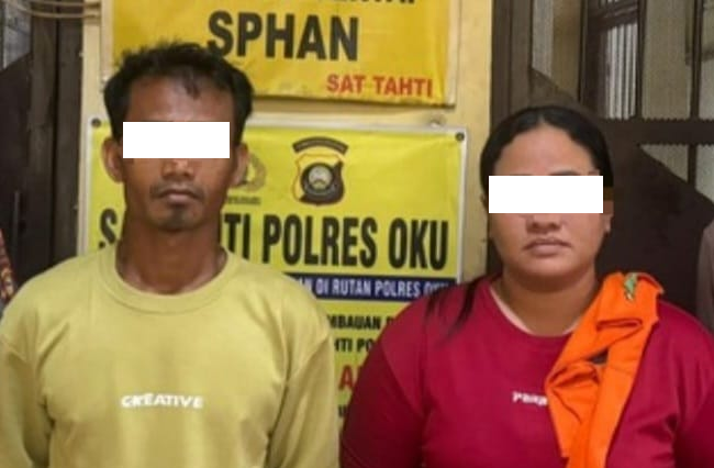 Pasutri Diduga Tipu Warga OKU Dibekuk Polisi Berada di Riau
