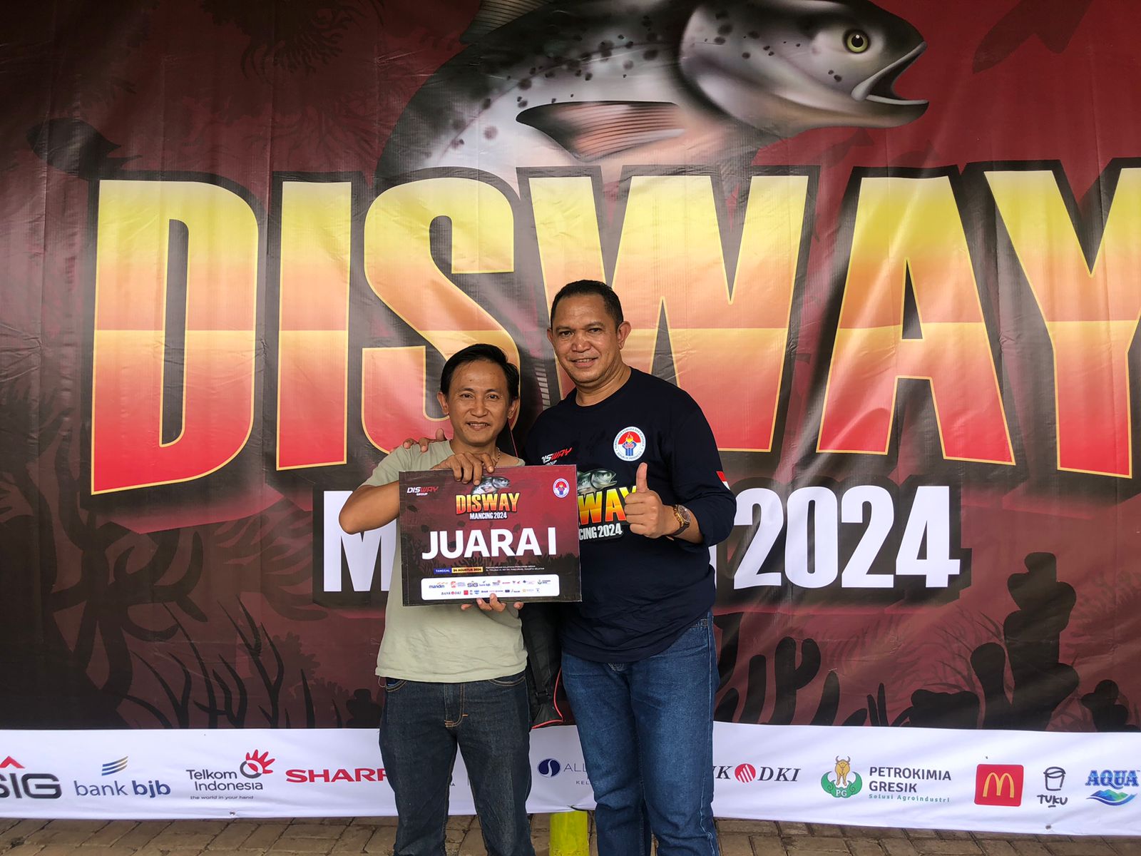 Event Disway Mancing 2024, Wartawan TVRI Raih Juara 1