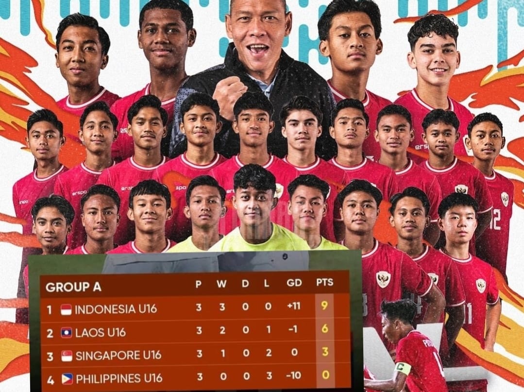 Keren, Timnas U-16 Indonesia Lolos ke Semifinal ASEAN Boys Championship 2024