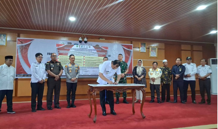 OKU Selatan Deklarasi Batasi Hiburan Malam, Satgas TNI-Polri Siap Tegakkan Aturan