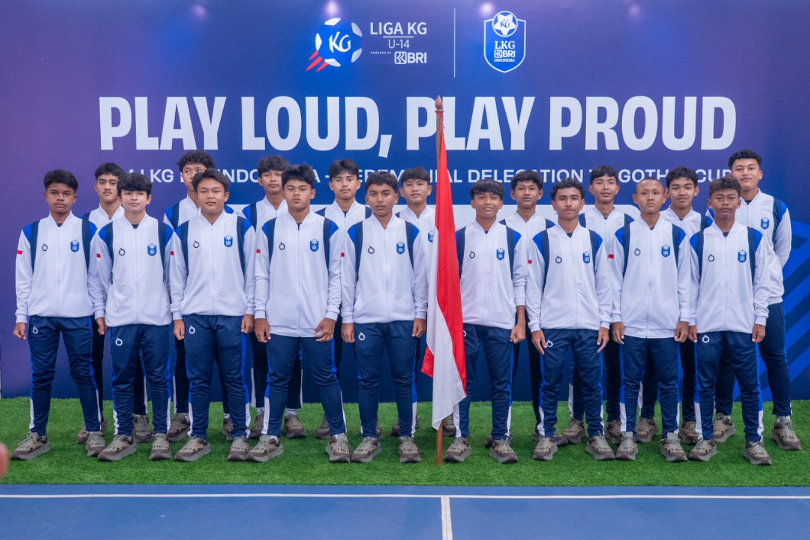 BRI dan Liga Kompas Melepas Keberangkatan Tim LKG BRI ke Piala Dunia Remaja “Gothia Cup” di Swedia