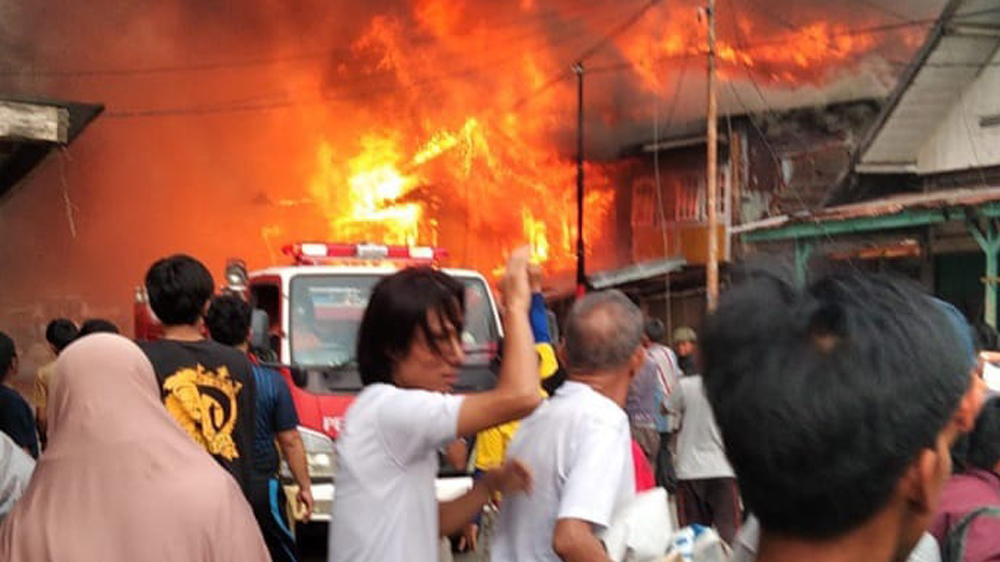 10 Rumah Habis Terbakar di Banding Agung  