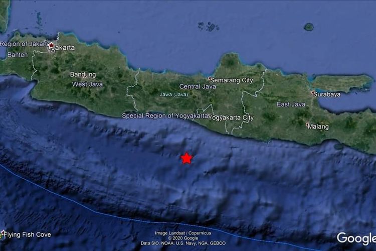 Yogyakarta Diguncang Gempa Magnito 5,6 Masuk Kategori Megathrust