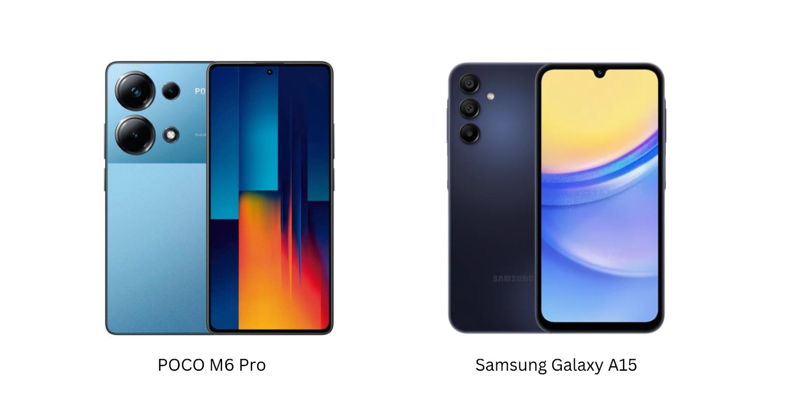POCO M6 Pro Sudah Rilis Jika Dibandingkan Samsung Galaxy A15, Mana yang Lebih Worth It?