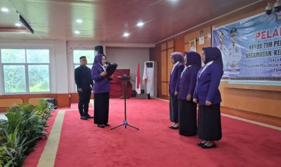 278 Ketua Tim Pembina Posyandu OKU Selatan Resmi Dikukuhkan