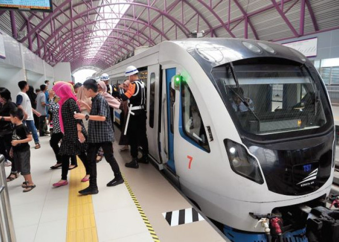  Naik LRT Palembang Gratis Satu Bulan Sepuasnya ini Syaratnya