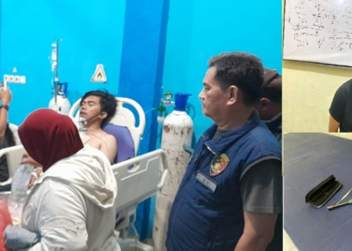 Pencuri Motor di Martapura Tusuk Dua Warga, Dihajar Massa hingga Babak Belur