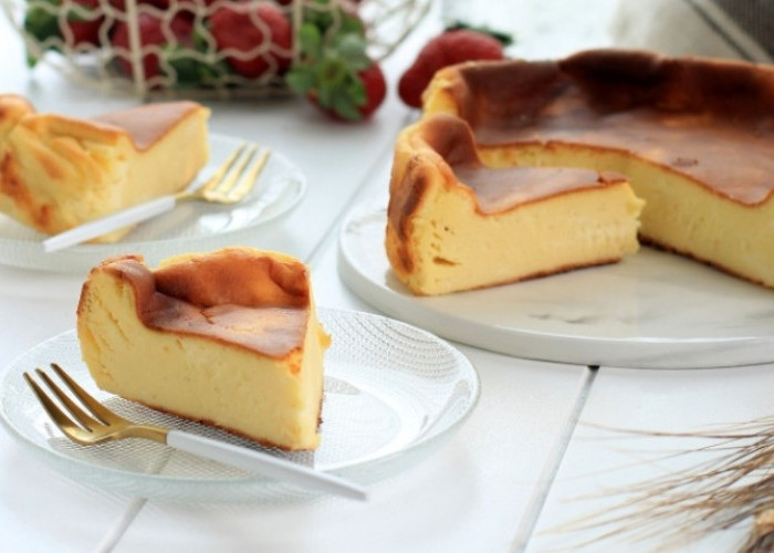 Cara Membuat Basque Burnt Cheesecake, Dessert Kekinian yang Viral!