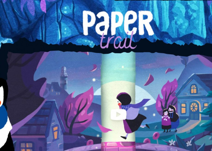 Paper Trail Game Unik Dengan Permainan Puzzle Petualangan Seru yang Baru Rilis bulan Mei
