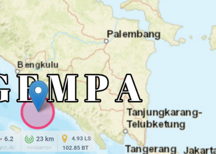 Gempa di Bengkulu Dirasakan Sampai Kabupaten OKU